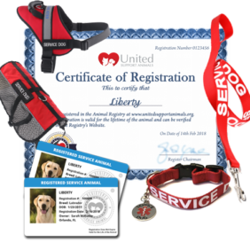 Official Service Dog Registration & Certification - United Support Animals